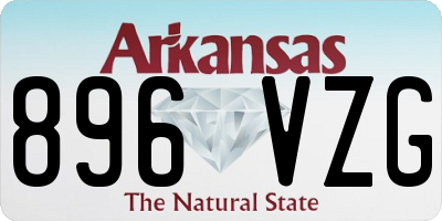 AR license plate 896VZG