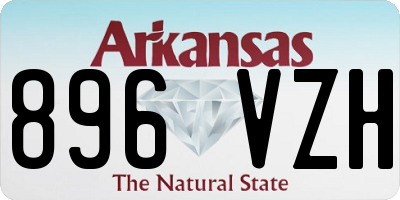 AR license plate 896VZH