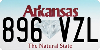 AR license plate 896VZL