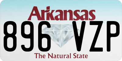 AR license plate 896VZP