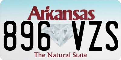 AR license plate 896VZS