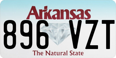 AR license plate 896VZT