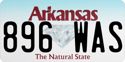 AR license plate 896WAS