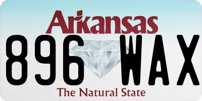 AR license plate 896WAX