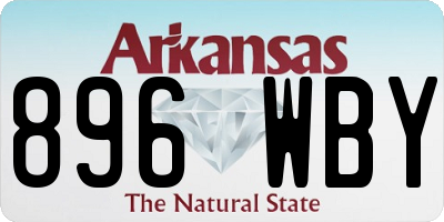 AR license plate 896WBY