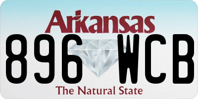 AR license plate 896WCB