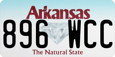 AR license plate 896WCC