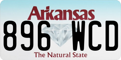 AR license plate 896WCD