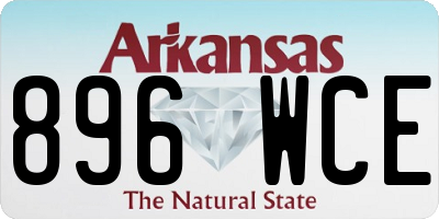 AR license plate 896WCE