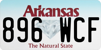 AR license plate 896WCF