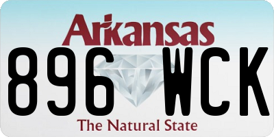 AR license plate 896WCK