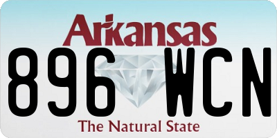AR license plate 896WCN