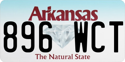 AR license plate 896WCT