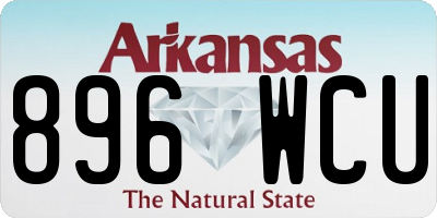 AR license plate 896WCU