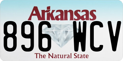 AR license plate 896WCV
