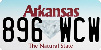 AR license plate 896WCW