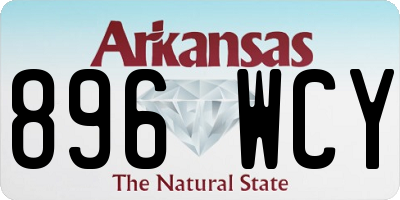 AR license plate 896WCY