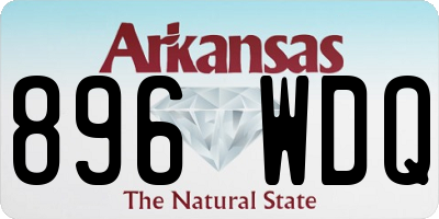 AR license plate 896WDQ
