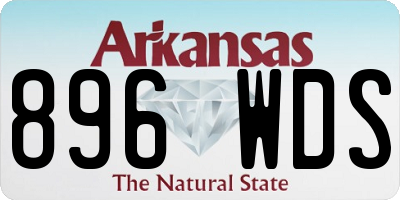 AR license plate 896WDS