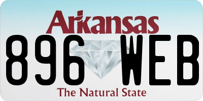 AR license plate 896WEB