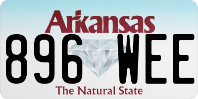 AR license plate 896WEE