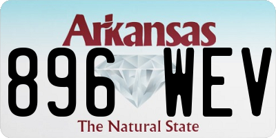 AR license plate 896WEV