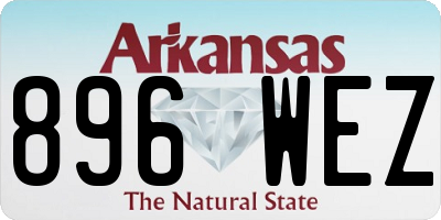 AR license plate 896WEZ