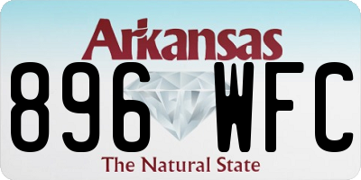 AR license plate 896WFC