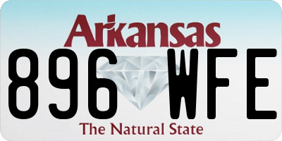 AR license plate 896WFE