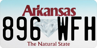 AR license plate 896WFH