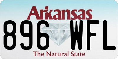 AR license plate 896WFL