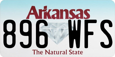 AR license plate 896WFS