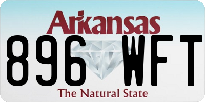 AR license plate 896WFT