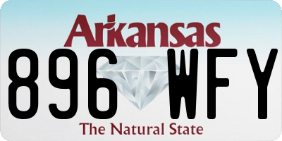 AR license plate 896WFY