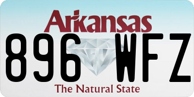 AR license plate 896WFZ