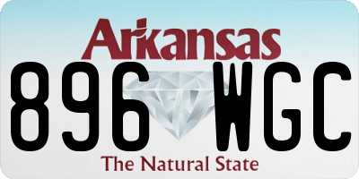 AR license plate 896WGC