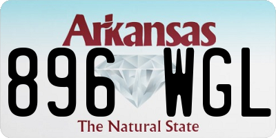 AR license plate 896WGL