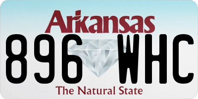 AR license plate 896WHC