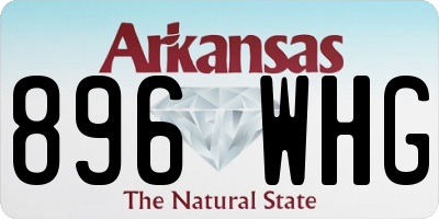 AR license plate 896WHG