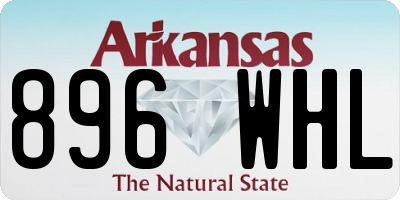 AR license plate 896WHL