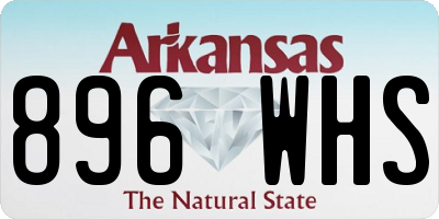 AR license plate 896WHS