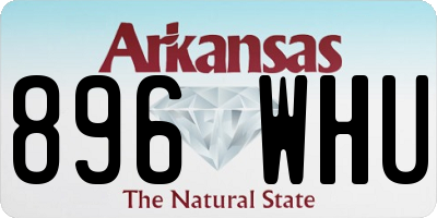 AR license plate 896WHU