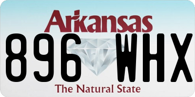 AR license plate 896WHX