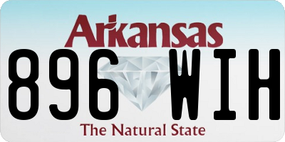 AR license plate 896WIH