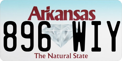 AR license plate 896WIY