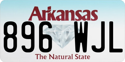 AR license plate 896WJL