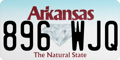 AR license plate 896WJQ