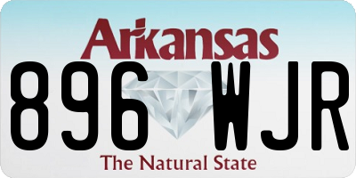 AR license plate 896WJR