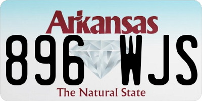 AR license plate 896WJS