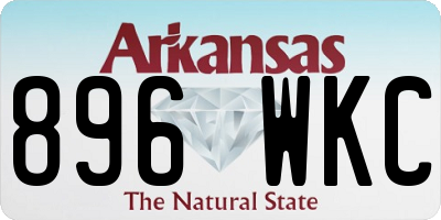 AR license plate 896WKC